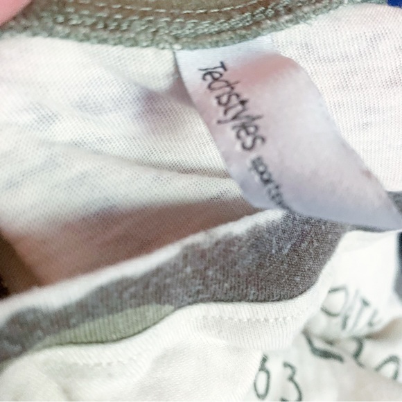 TECHSTYLES SPORTSWEAR Graphic Travel Baseball Tee Afton MN Camo L - Picture 3 of 3